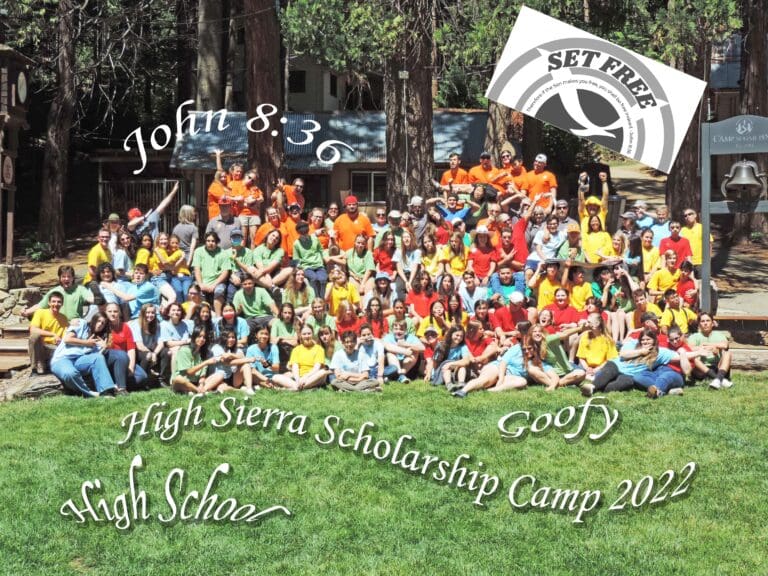 2022 HSSCamp High School Goofy High Sierra Discipleship Camp Camp Photos