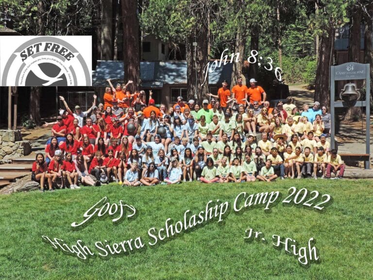 2022 HSSCamp Jr High Goofy High Sierra Discipleship Camp Camp Photos